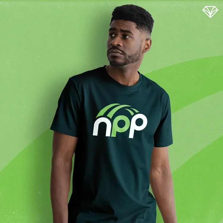 The Nonprofit Partnership logo on a t-shirt